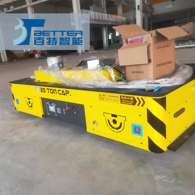 Motorized Transfer Cart Electric Transport Bogie for Heavy Duty Cargo