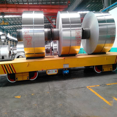 300 Ton Cable Reel Powered Transfer Trolly Coil Handling Transporter