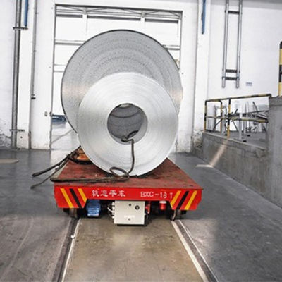 60ton Machinery Steerable Trolley Rail Transfer Cart for Factory Materials Handling