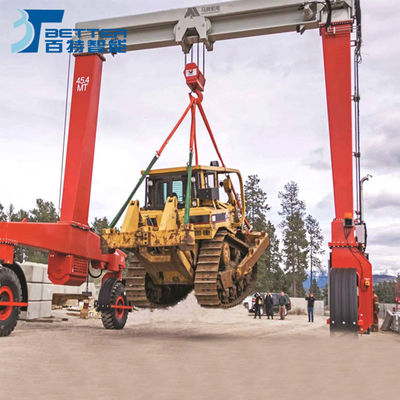 Electric Straddle Carrier Remote Controlled Cargo Transfer Cart for Workshop and Terminal Featuring Durable Construction