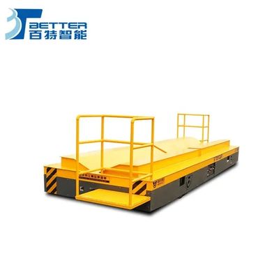 330ton Low Bed Flat Trolley Motorized Workshop Transfer Cart