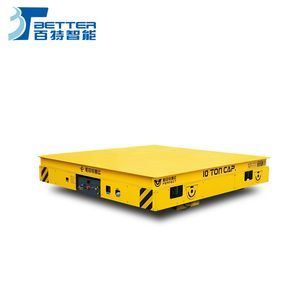 20 Ton Cable Drum Powered Transfer Cart with Platform Track Carrier