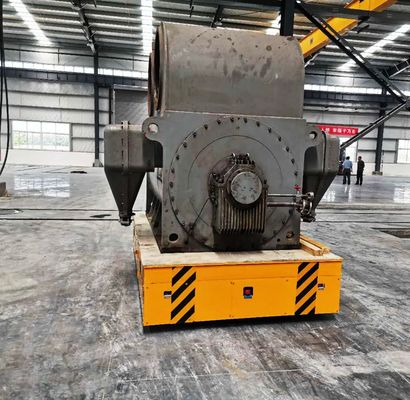 Heavy Duty Remote Control Trackless Transfer Cart Battery Transporter