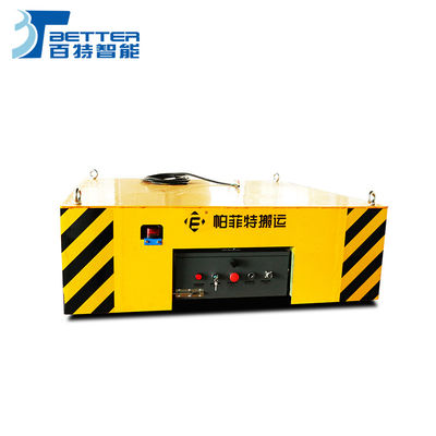 Electric Rail Steel Coil Cart Factory on Curved Transfer Cart