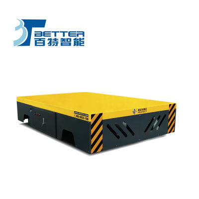 Casting Factory Motorized Transfer Trolley Battery Operated Trackless Cart