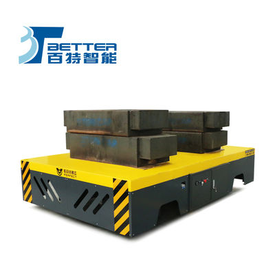 Casting Factory Motorized Transfer Trolley Battery Operated Trackless Cart