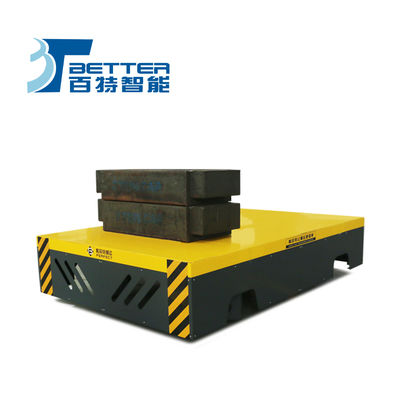 Casting Factory Motorized Transfer Trolley Battery Operated Trackless Cart