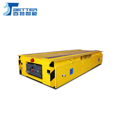 330ton Low Bed Flat Trolley Motorized Workshop Transfer Cart