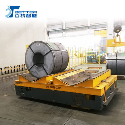 80 Ton Steel Handling Coil Transfer Cart Electric Transporter Vehicle