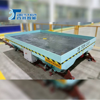 Electric Mover Cart Heavy Duty Remote Control 10 Ton Rail Transfer Trolley