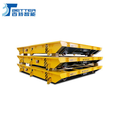 China Factory Supplies 200ton Trackless Electric Transfer Flat Carts
