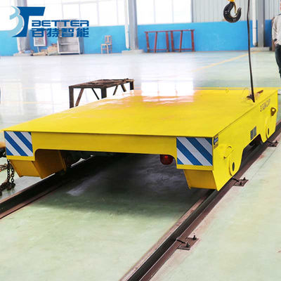 Industrial Electric Transfer Cart for Rails, 1 Ton Capacity
