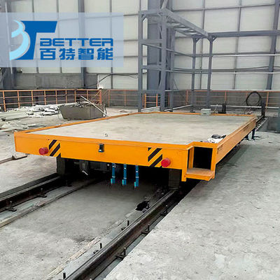Stable and Controllable 95Ton Rail Transfer Cart Powered by Cable Drum for Continuous Power Supply in Industrial