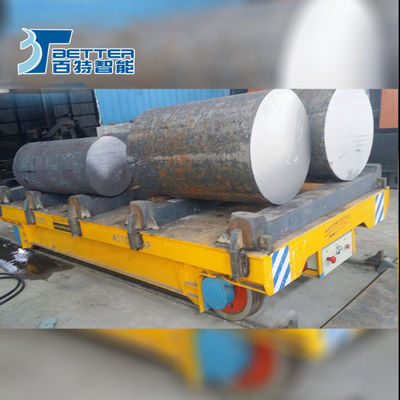 Heavy Load Cargo Electric Rail Transfer Cart for Factory Transportation