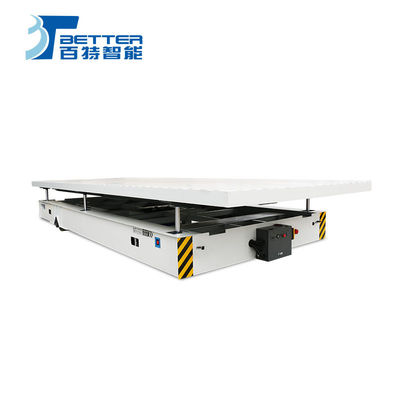 Motorized Material Transfer Cart with Hydraulic Lift System for 100 Ton
