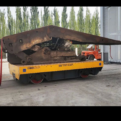 Self-Driven Heavy Load Transfer Cart for Factory Material Transport
