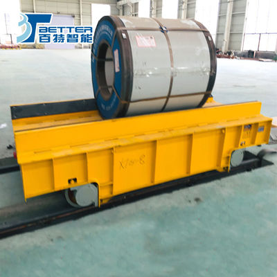 Heavy Duty Industrial Trailer Supply Rail Transfer Cart For Material Transport