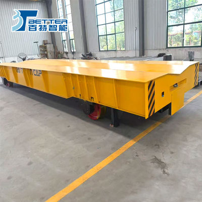 100T Battery-Powered Trackless Transfer Cart for Heat-Resistant Material Transfer in Workshops