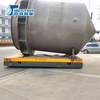 Electric Drive and Multi-Mode Braking Trackless Transfer Cart for Steel Mill Material Transport