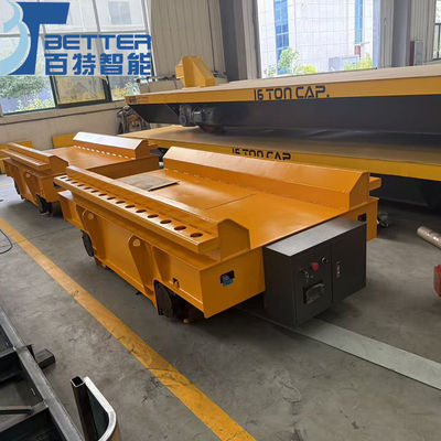 45 Ton Heavy Duty Electric Transfer Cart with Cable Reel for Material Handling