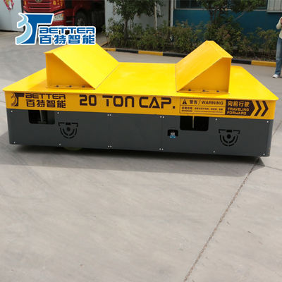 Flexible Trackless Transfer Cart for Material Transfer in Heavy Duty Industrial Applications