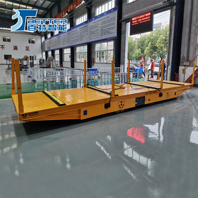 Electric Trackless Transfer Cart for Heavy Steel Products in Steel Factories