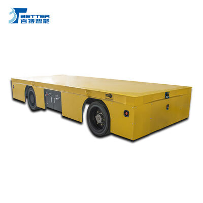 Heavy Duty Battery Powered Trackless Transfer Cart with Heat Resistant Materials for Foundries and Steel Mills