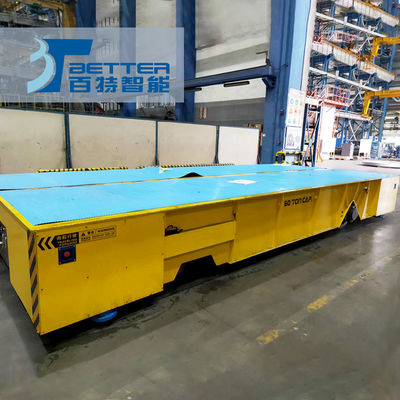 60T Capacity Battery Powered Transfer Cart Electric Material Transfer Trolley