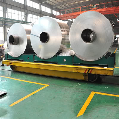 300 Ton Cable Reel Powered Transfer Trolly Coil Handling Transporter