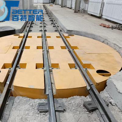 3-Ton Load Capacity 360 Degree Rotation Steel Electric Turntable for Track and Rail Applications