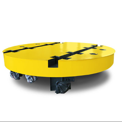 Heavy Duty Electric Turntable Transfer Cart 360 Degree Rotation For Precise Material Handling