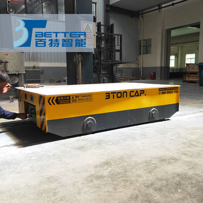 Heat-Resistant 1-300ton Load Capacity Anti-Explosion Battery-Power Trackless Transfer Cart for Metallurgy