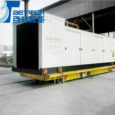 Heat-Resistant 1-300ton Load Capacity Anti-Explosion Battery-Power Trackless Transfer Cart for Metallurgy