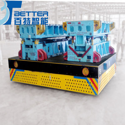Heat-Resistant 1-300ton Load Capacity Anti-Explosion Battery-Power Trackless Transfer Cart for Metallurgy