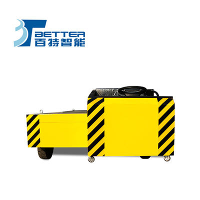 Industrial Electric Steering Wheel Transfer Cart Powerful Drive Rugged Body