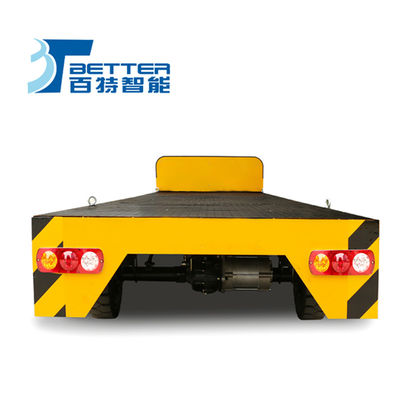 Industrial Electric Steering Wheel Transfer Cart Powerful Drive Rugged Body