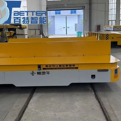 20 Ton Cable Drum Powered Transfer Cart Electric Transfer Cart with Platform Track Carrier