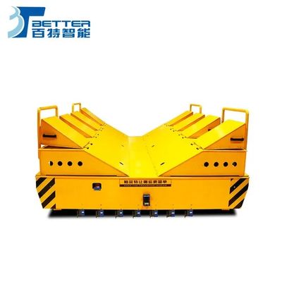 270-ton Battery-Powered Coil Transfer Cart with 360° Maneuverability and 1.2-meter Lifting Function