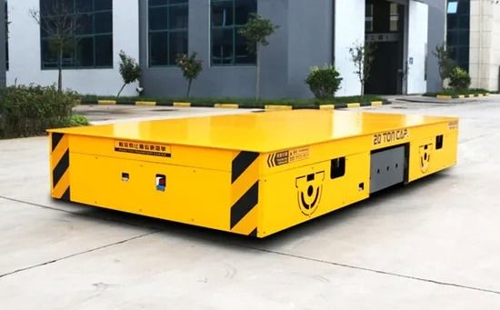 20 Ton Cable Drum Powered Transfer Cart with Platform Track Carrier