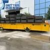 220 Ton Load Capacity Electric Platform Transfer Cart with Rail Guidance and Anti-Slip Platform