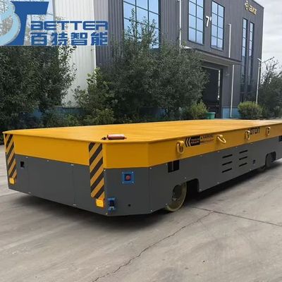 Wózek transportowy bezszynowy z pilotem zdalnego sterowania do ciężkich ładunków, transporter akumulatorowy
