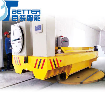 Foundry Parts Injection Mold Rail Transfer Cart for Safe and Precise Mold Transportation
