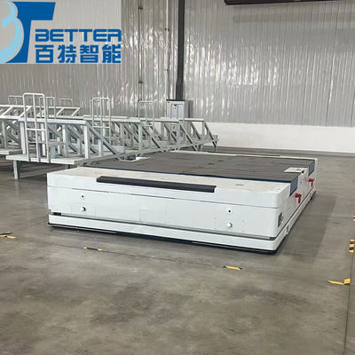 65-ton Load Capacity Anti-Explosion Heat-Resistant Battery-Powered Trackless Transfer Cart for Material Handling
