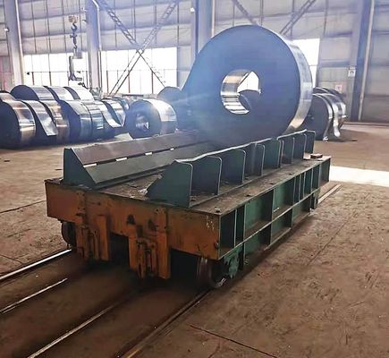 20 Ton Cable Drum Powered Transfer Cart Electric Transfer Cart with Platform Track Carrier