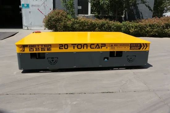 Heavy Industry Transfer Motorized Flat Cart Battery Powered