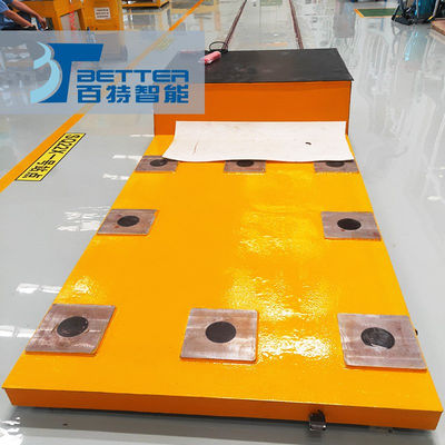 Heavy Duty Rail Transfer Cart 100 Ton Capacity with Extended Runtime for Industrial Material Handling and Transportation