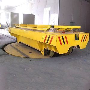 Customized Electric Turntable Rail Transfer Cart for Seamless Cargo Loading Systems