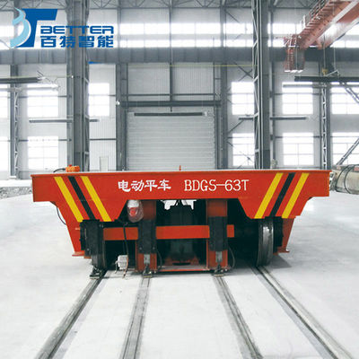 Easy Operated 200 Tons Rail Transfer Trolley For Aluminum Product Transport