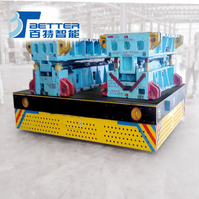Electric Material Transfer Cart Motorized Transport Vehicle for Heavy Cargo