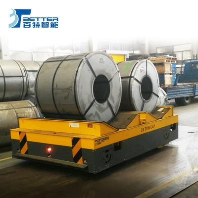 300-ton Load Capacity Electric Coil Transfer Cart with Anti-Explosion and Heat-Resistant Features for Heavy Material Handling